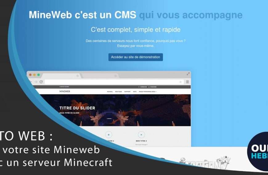 Créer un site web pour votre serveur Minecraft : guide pratique avec un CMS