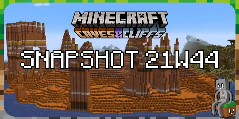 Découvrez les changements de génération du monde dans Minecraft 1.18 : Snapshot 21w44a