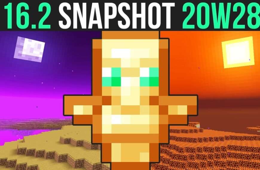 Snapshot 20w28a : Découvrez les nouveautés de Minecraft 1.16.2 !